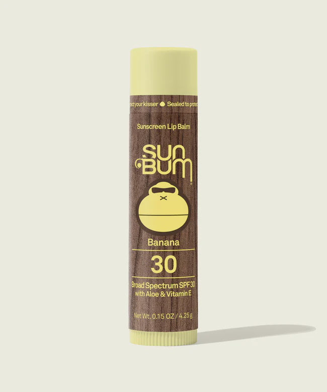 Sun Bum Original SPF 30 Sunscreen Lip Balm - Banana