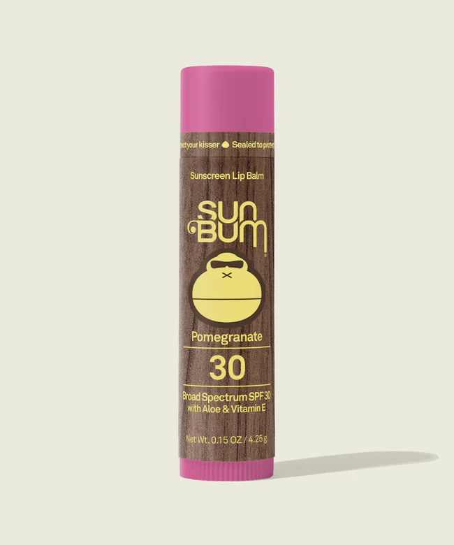 Sun Bum Original SPF 30 Sunscreen Lip Balm - Pomegranate