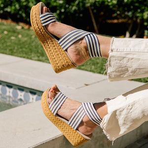 Charleston Shoe Co. Bermuda Platform Wedge - Lumina