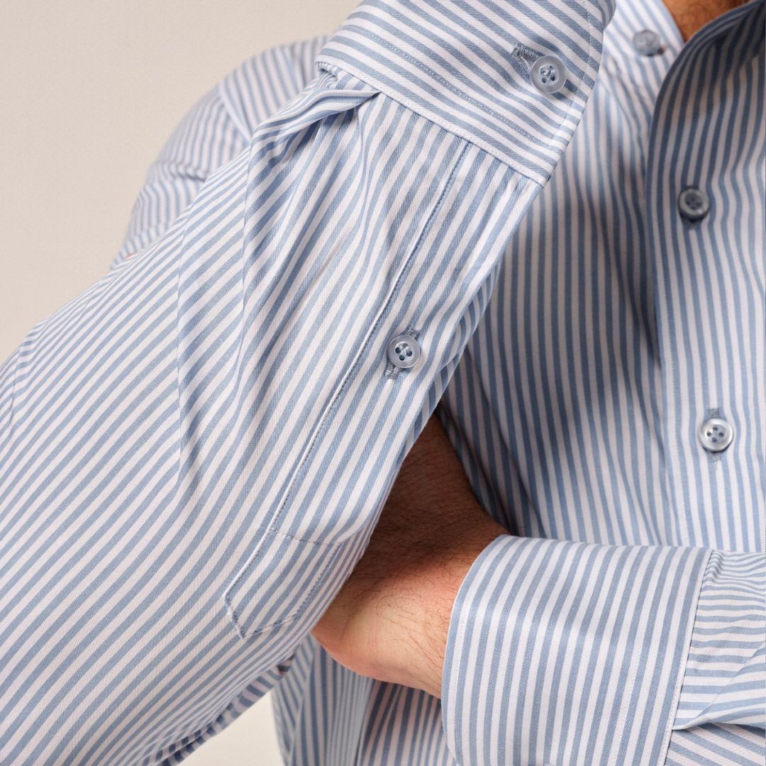 Johnnie-O Top Shelf Button Up Shirt - Judes Laguna Blue