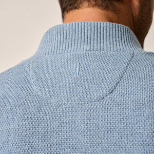 Johnnie-O Esteban Johnny Collar Sweater - Breeze