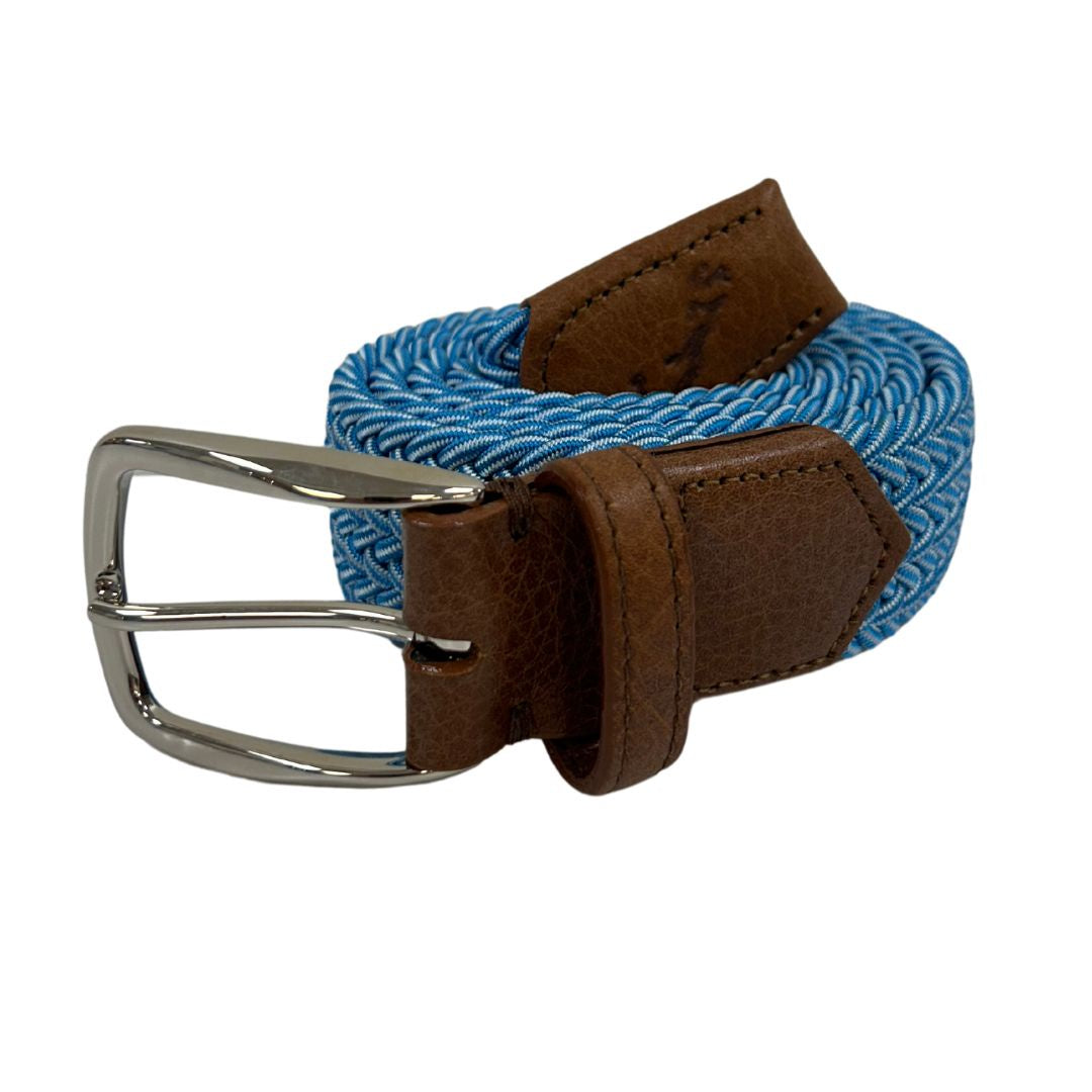 F. H. Wadsworth Elastic Stretch Belt - Sky Blue