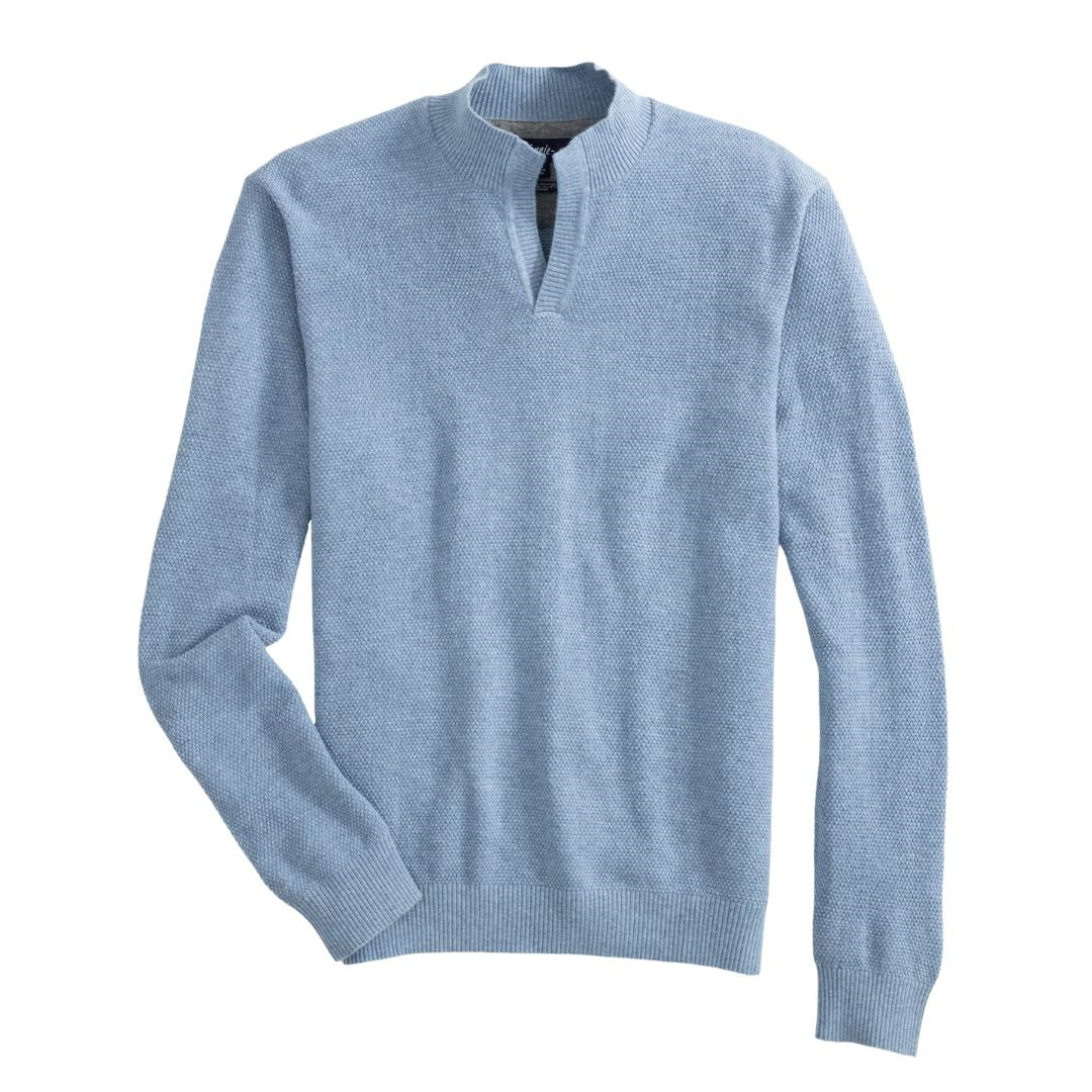 Johnnie-O Esteban Johnny Collar Sweater - Breeze