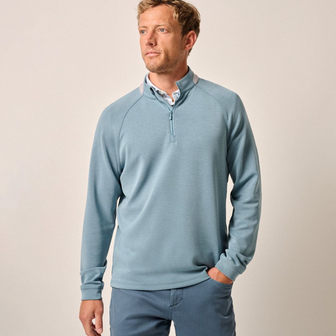 Johnnie-O Griggs Performance 1/4 Zip Pullover - Permafrost