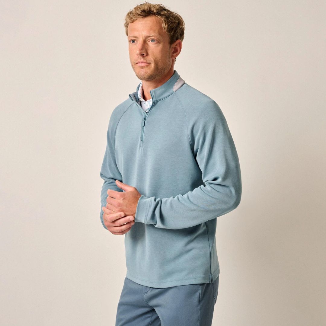 Johnnie-O Griggs Performance 1/4 Zip Pullover - Permafrost