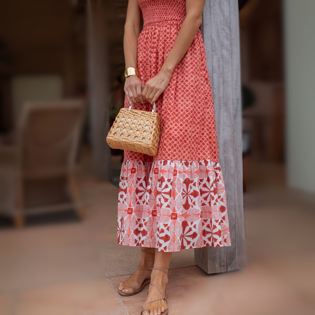 Marea Sasco Dress - Pink Porto