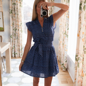 Marea Liz Dress - Blue Porto