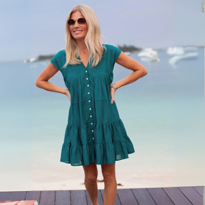 Marea Mackenzie Dress - Deep Teal