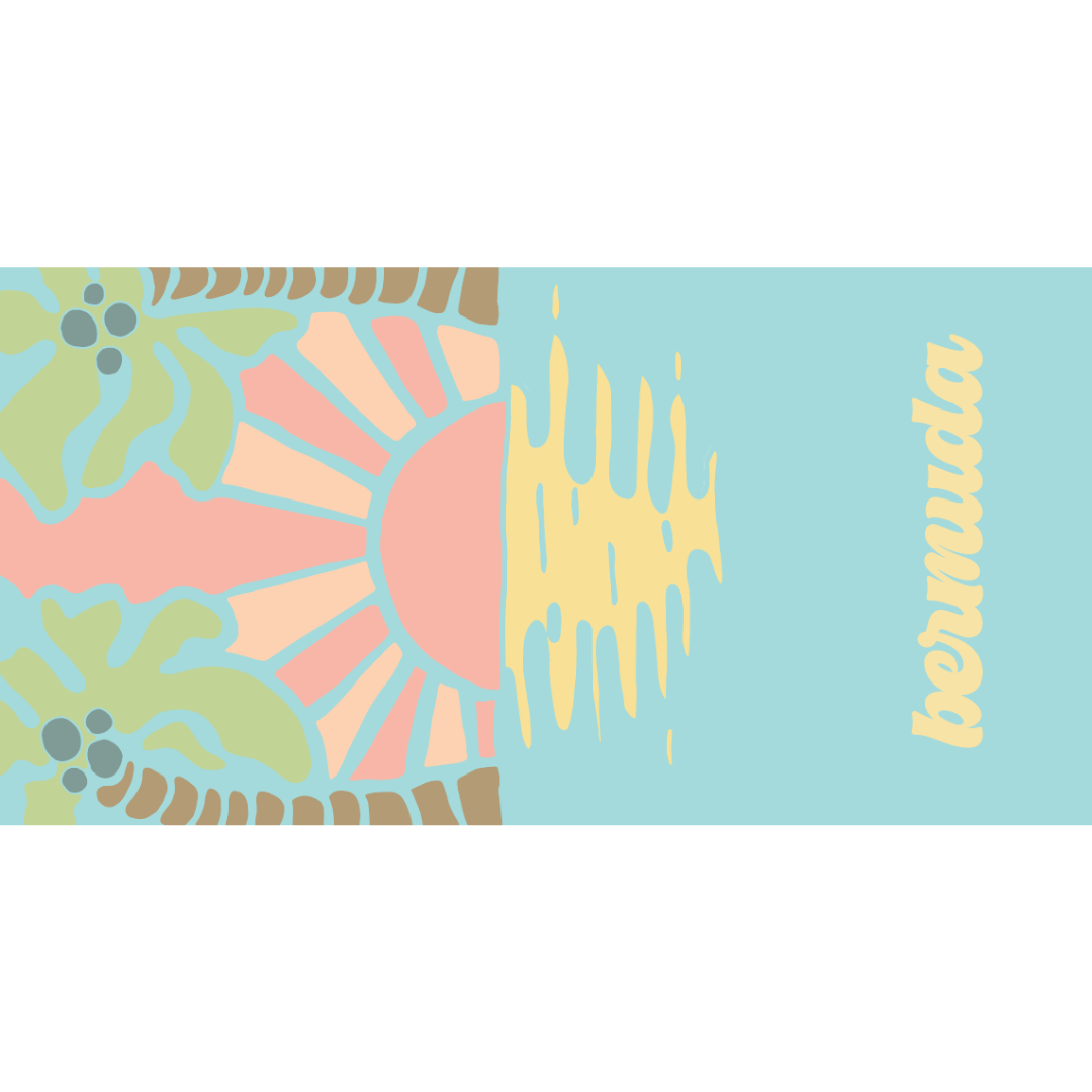 TABS Bermuda Beach Towel Sunset