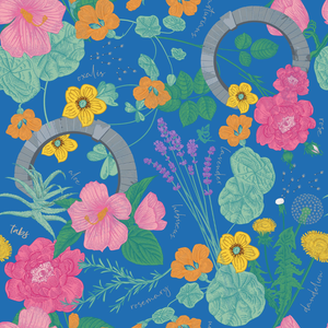 TABS Minky Blanket - Bermuda Botanist