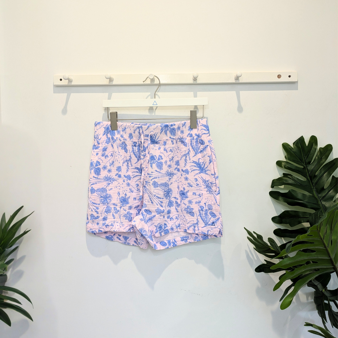 TABS Women's Muslin Lounge Shorts - Botanist