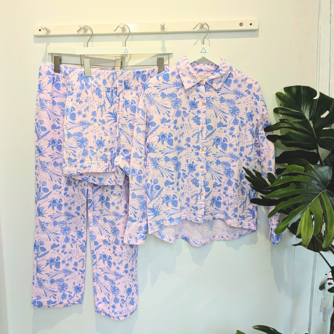 TABS Women's Muslin Lounge Top - Botanist