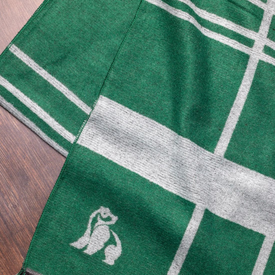 Swole Panda Scarf - Green/Gray Bamboo Scarf