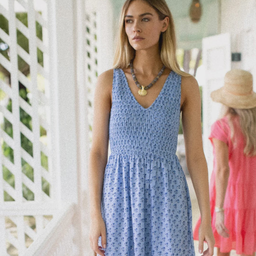 Marea Cora Dress - Atlantic Daisy