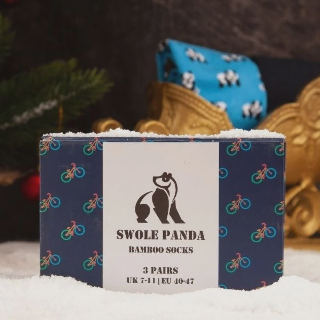 Swole Panda 3 Pack Socks - Bicycle
