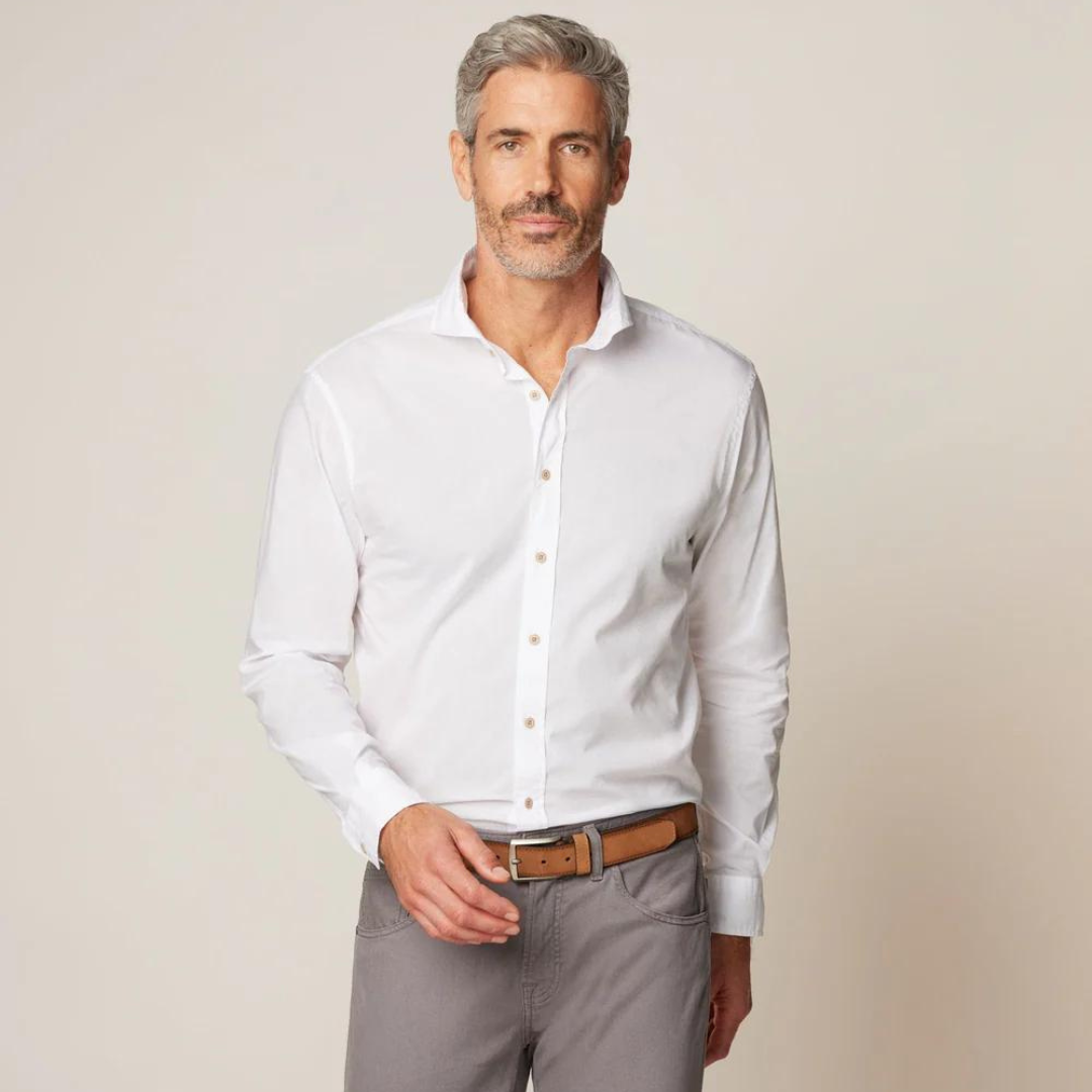 Johnnie-O Albin Shirt - White