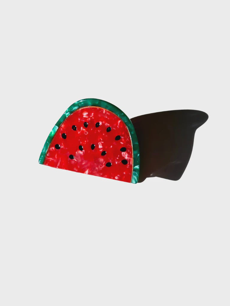 BDA Solar Eclipse Watermelon Fruit Claw Clip