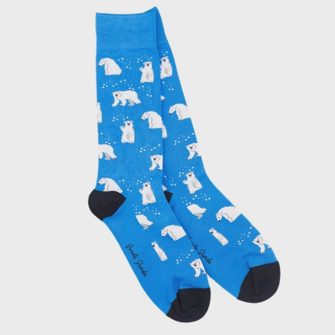 Swole Panda Socks - Polar Bear