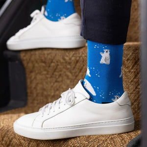 Swole Panda Socks - Polar Bear