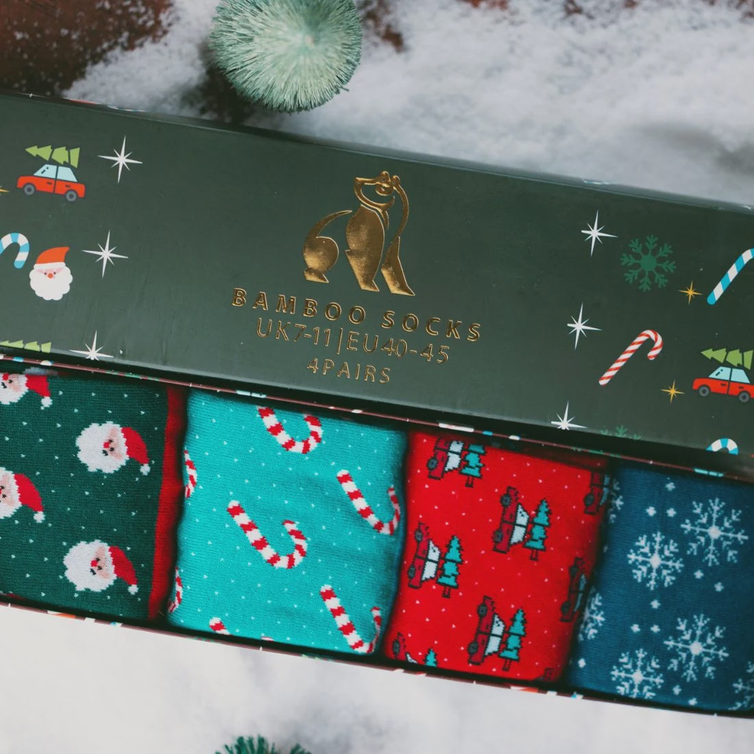 Swole Panda - Christmas Motif Drawer Box