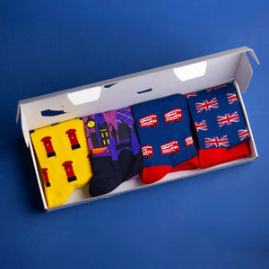 Swole Panda 4 Pack Socks - London