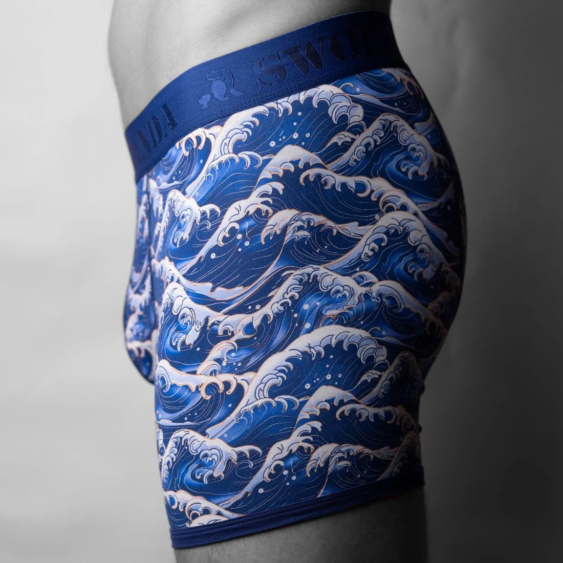 Swole Panda Boxers - Wave