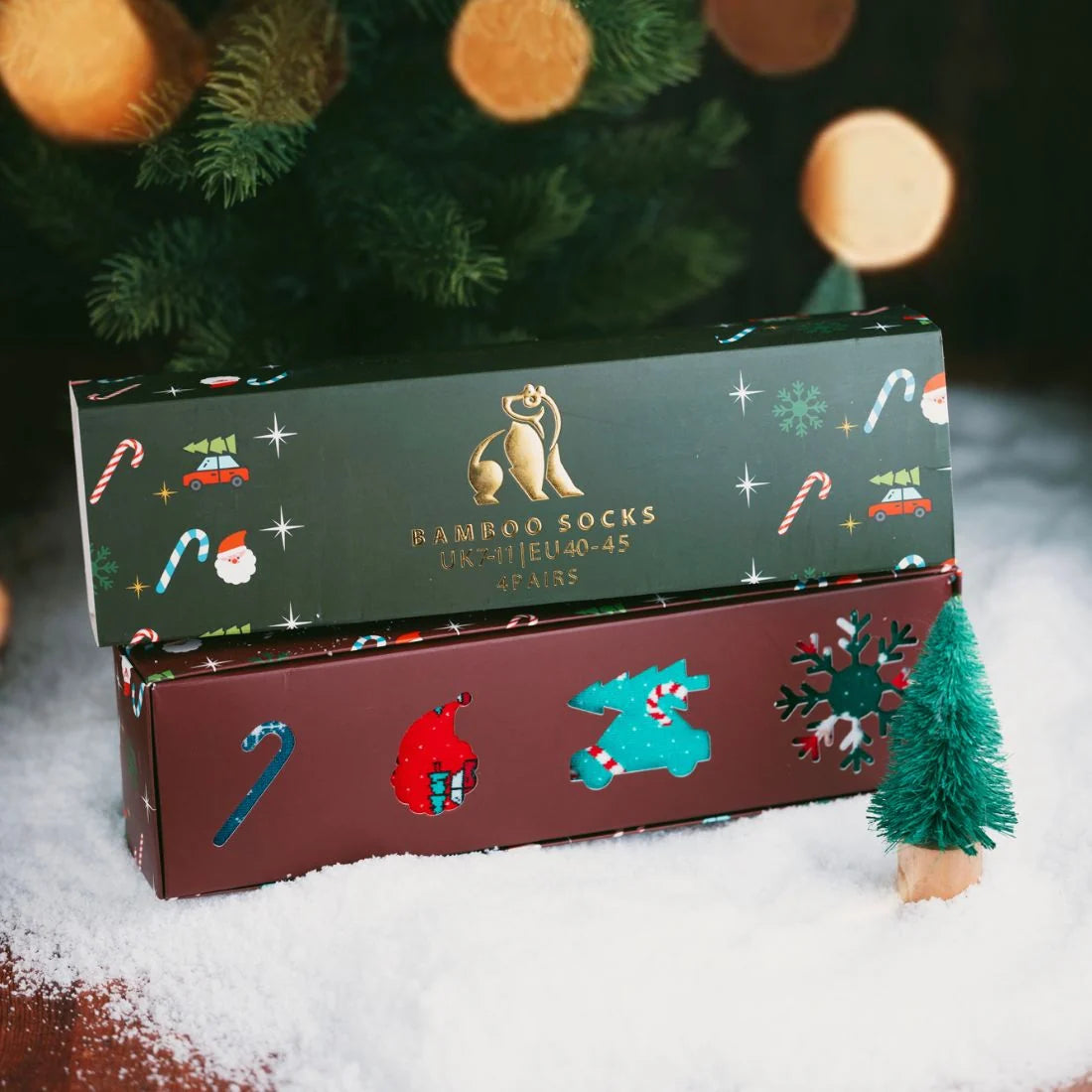 Swole Panda - Christmas Motif Drawer Box