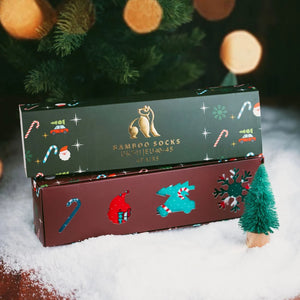 Swole Panda - Christmas Motif Drawer Box