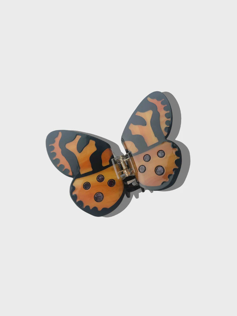 BDA Solar Eclipse Tiger Moth Claw Hair Clip