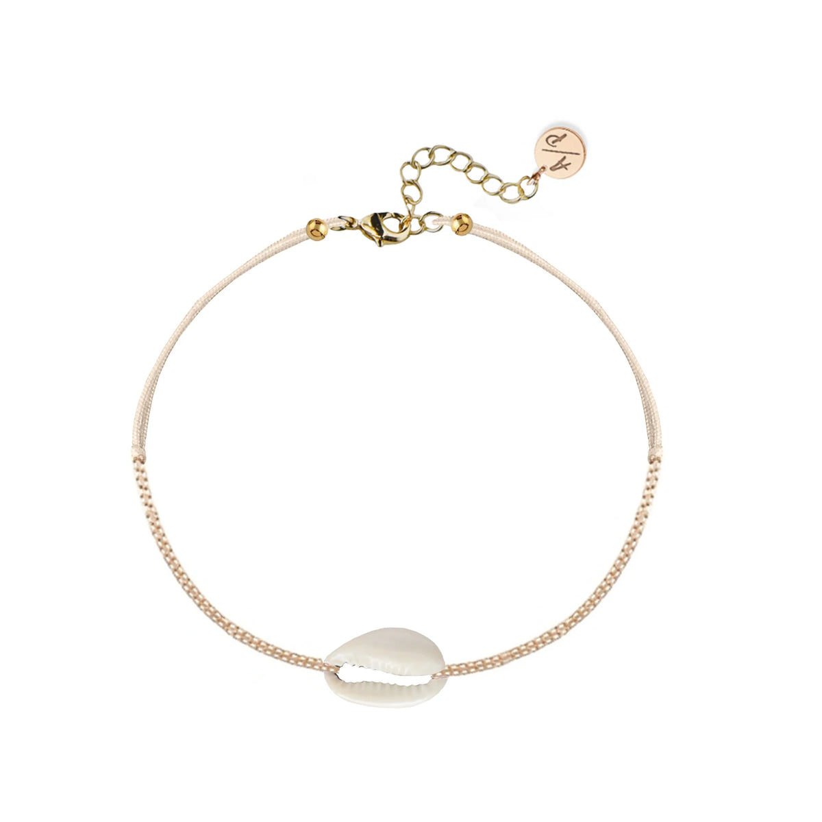 Adriana Pappas - Mini Natural Shell Chain Anklet