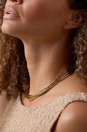 Adriana Pappas Liquid Gold Necklace - Three Strand