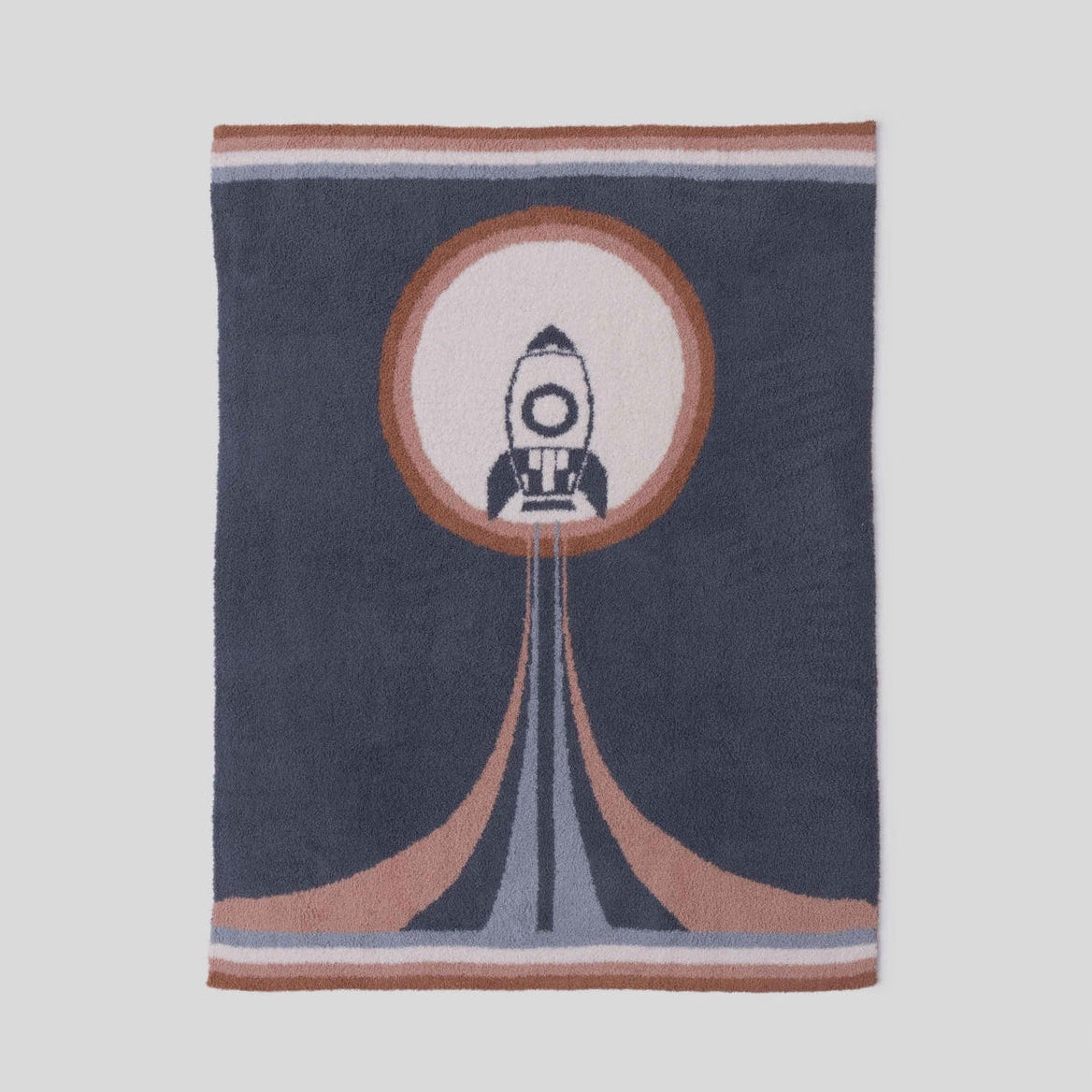 Barefoot Dreams CozyChic Spaceship Stroller Blanket