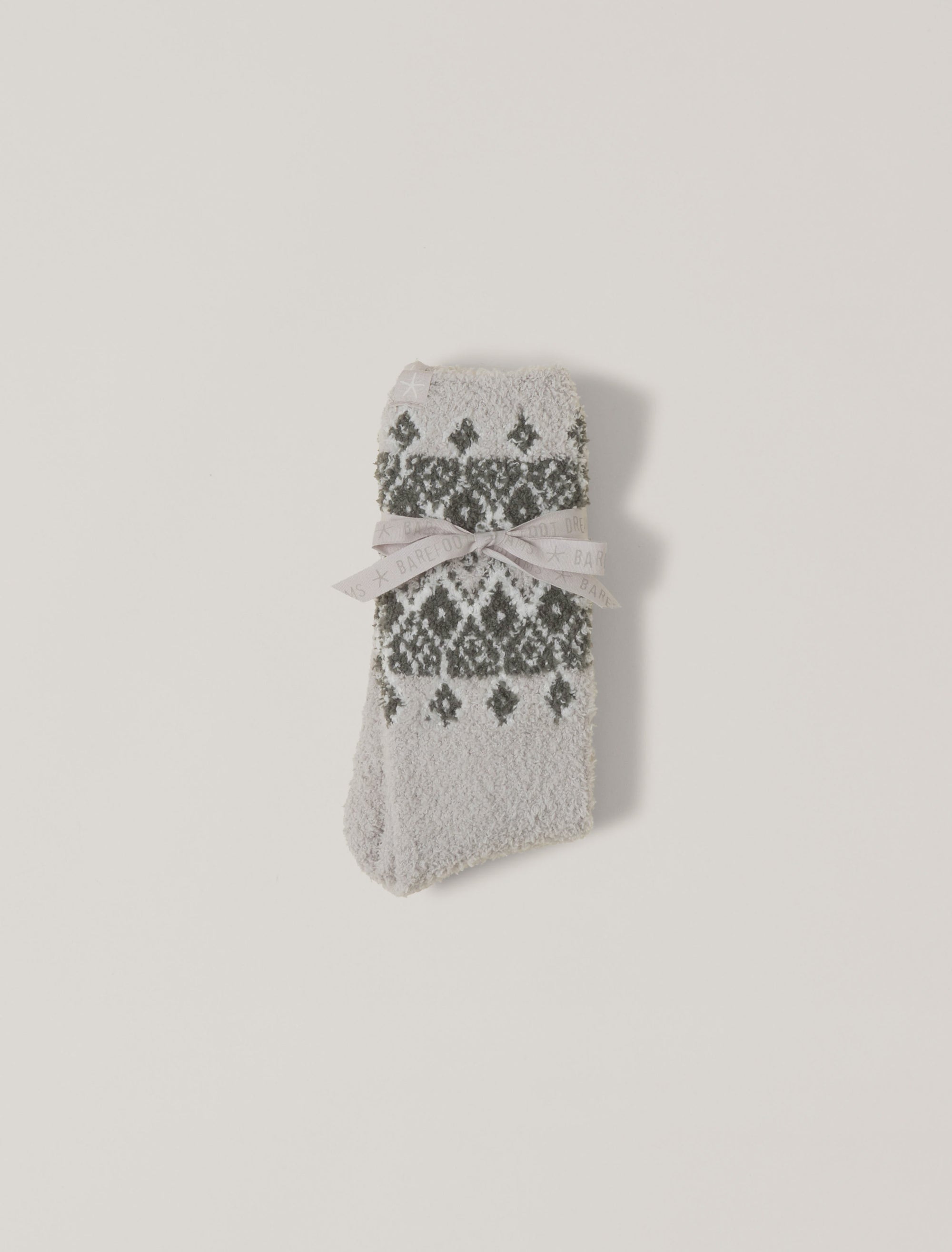 Barefoot Dreams Fair Isle Women's Socks - Malibu Mist Multi