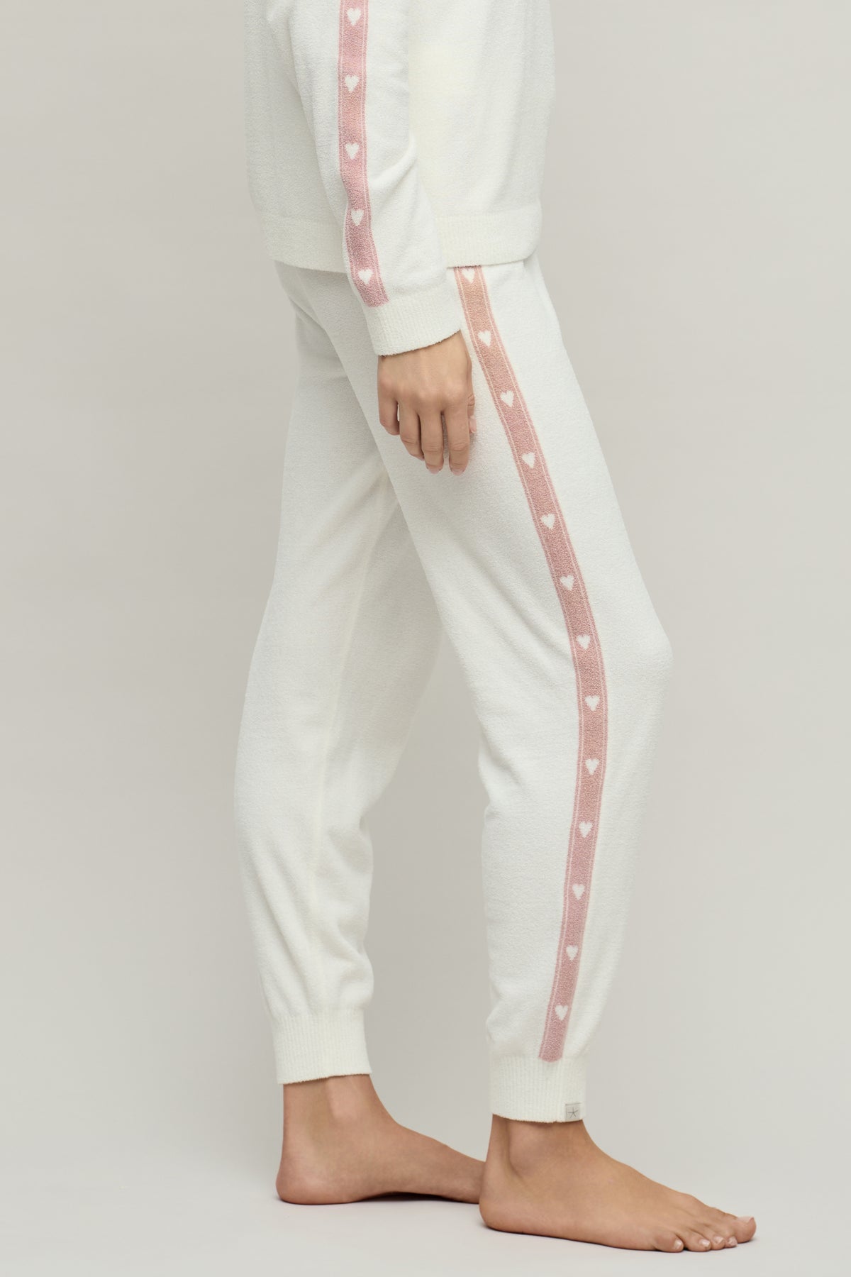 Barefoot Dreams CozyChic Ultra Lite Heart Stripe Jogger