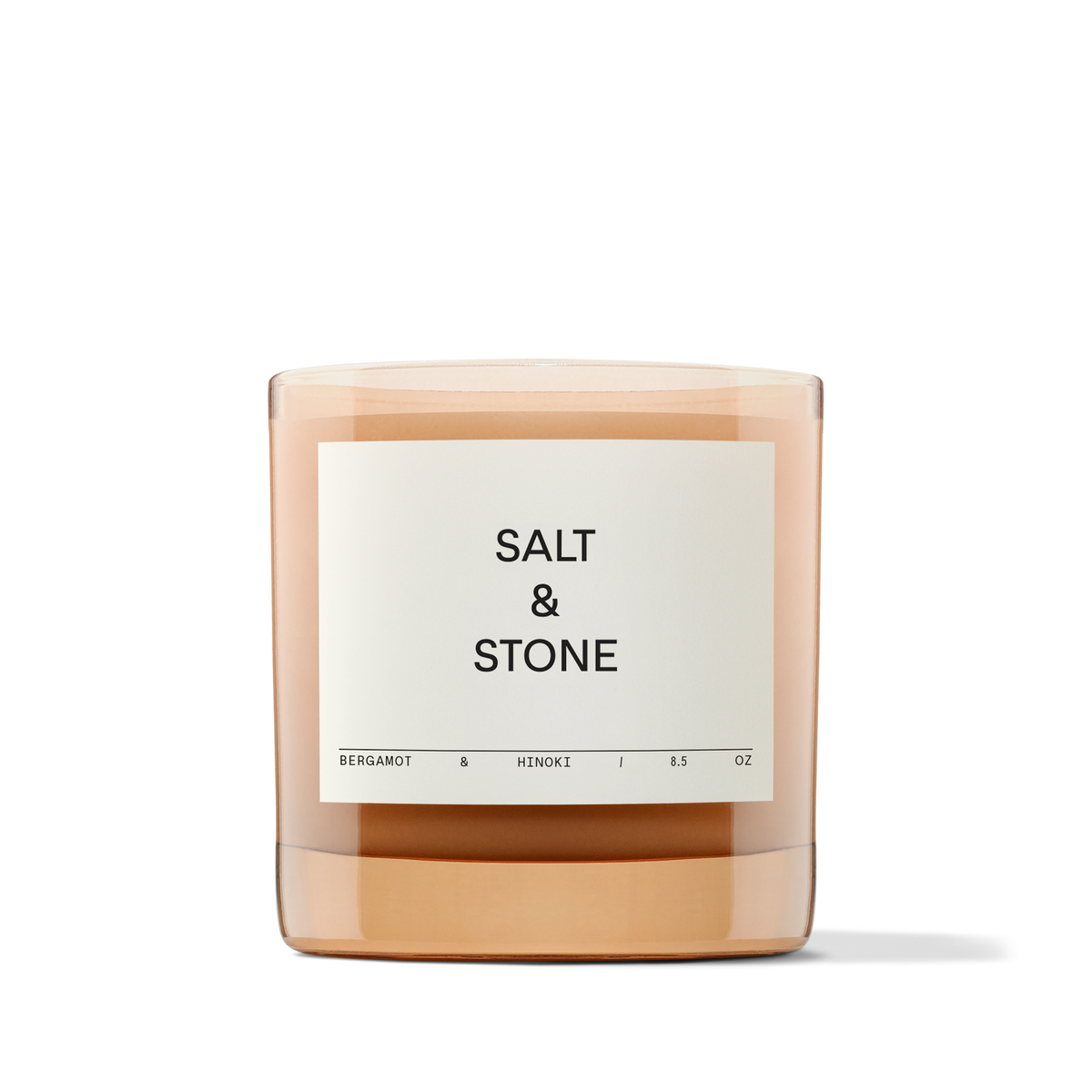 Salt & Stone Candle - Bergamot & Hinoki