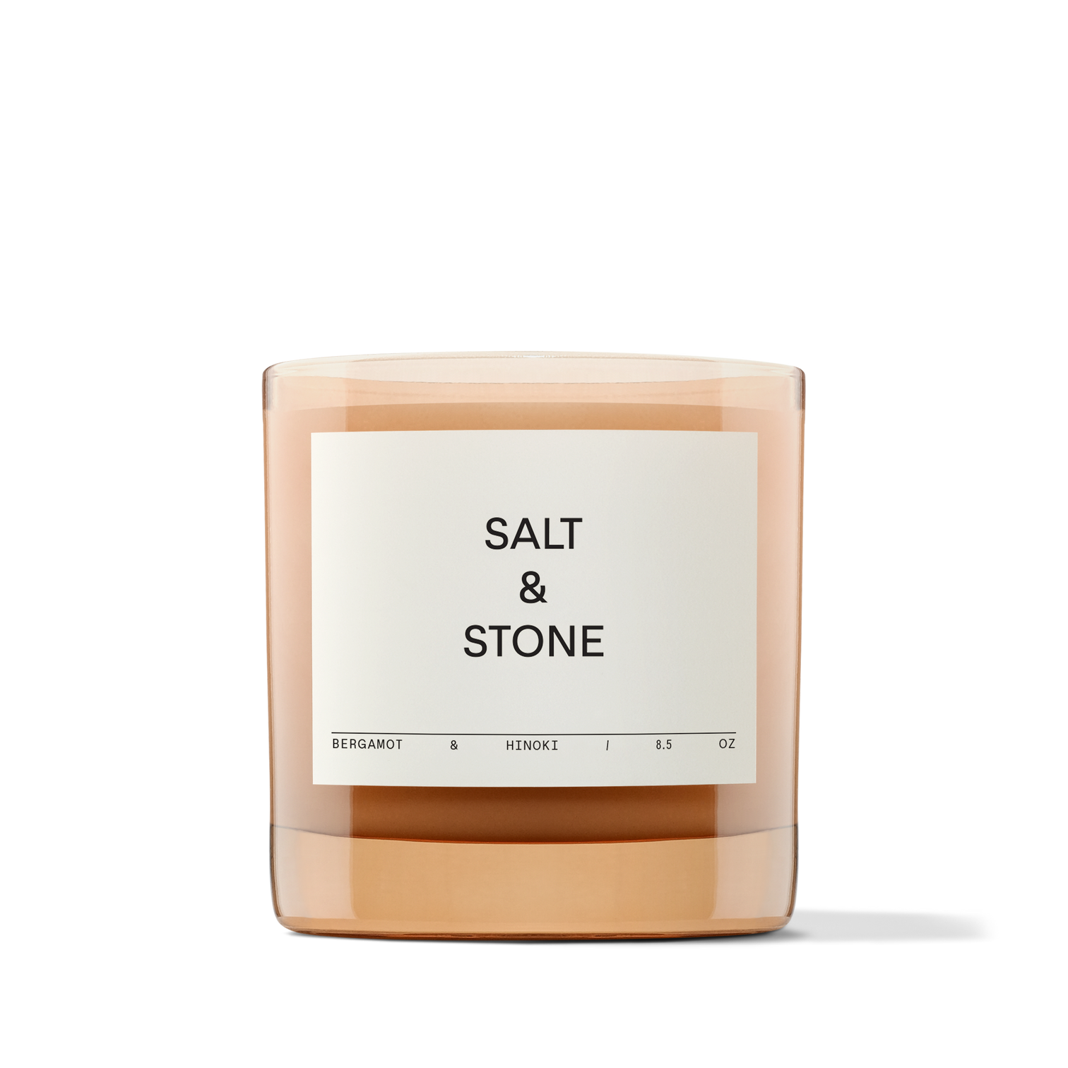 Salt & Stone Candle - Bergamot & Hinoki