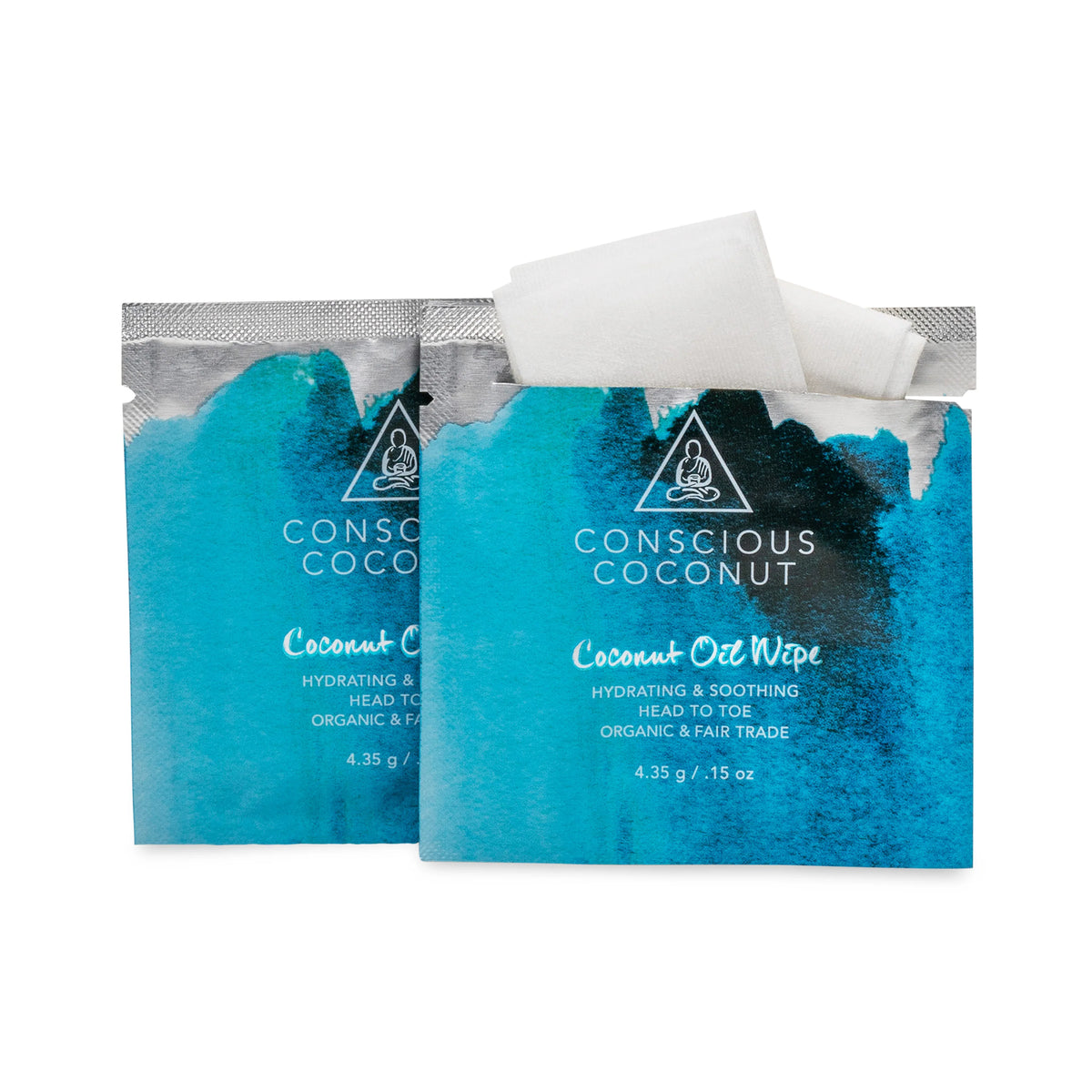 Conscious Coconut Travel Wipes Box