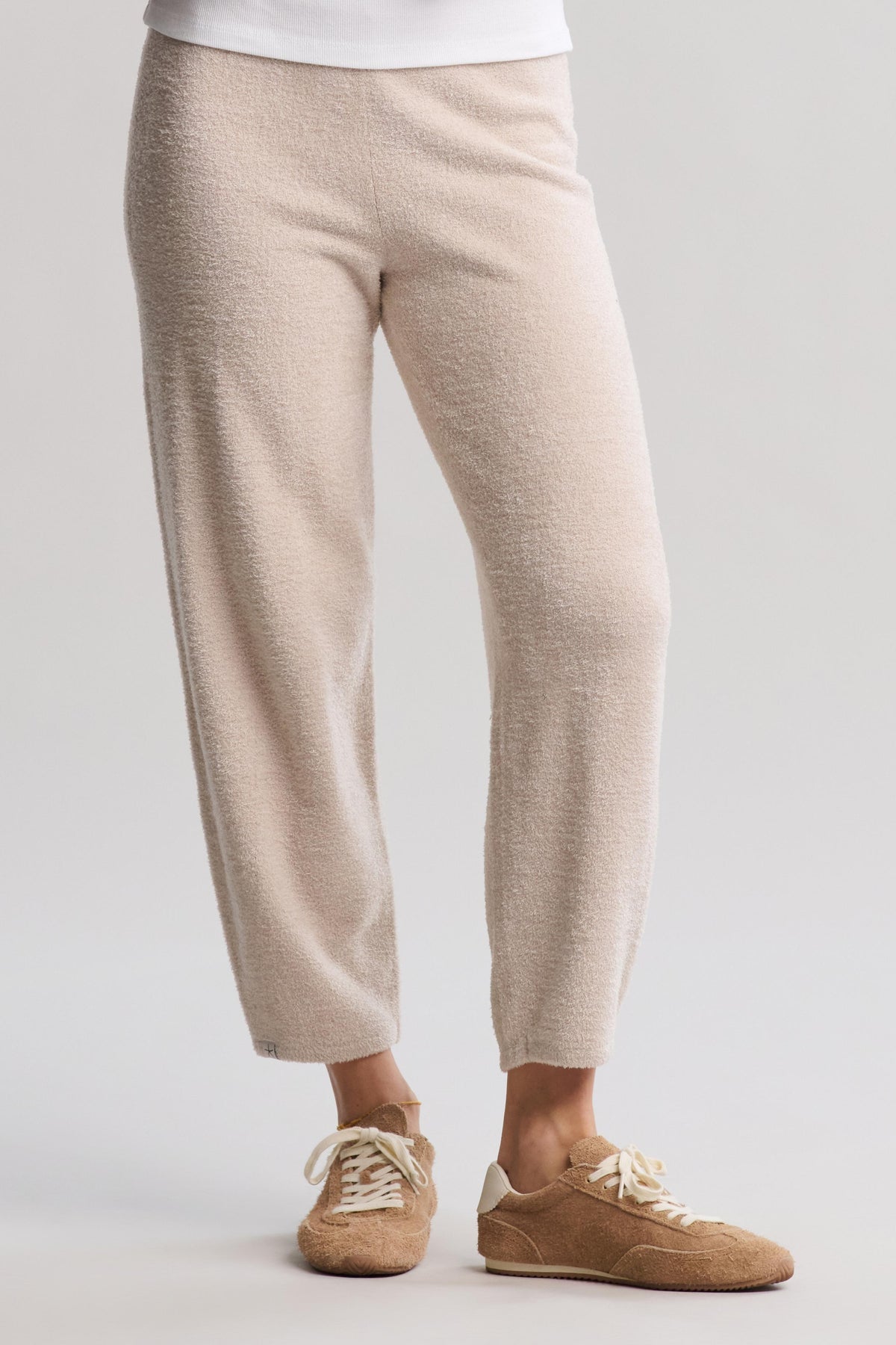 Barefoot Dreams CozyChic Barrel Leg Pant - Stone