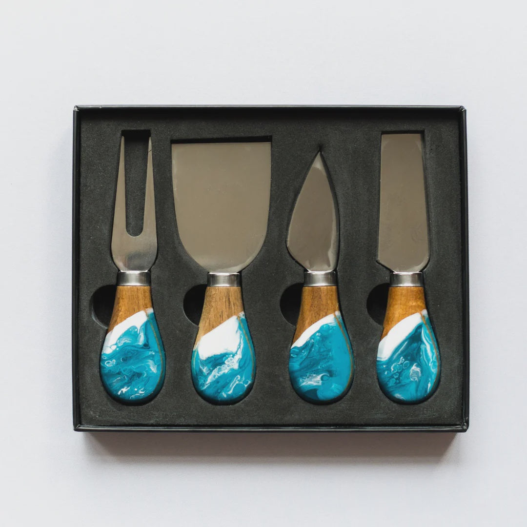 Lynn & Liana Designs Cheese Knife Set - Ocean Vibes