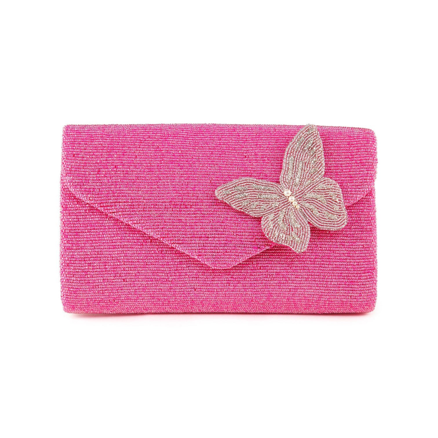 Tiana Design Envelope Clutch - 3D Butterfly