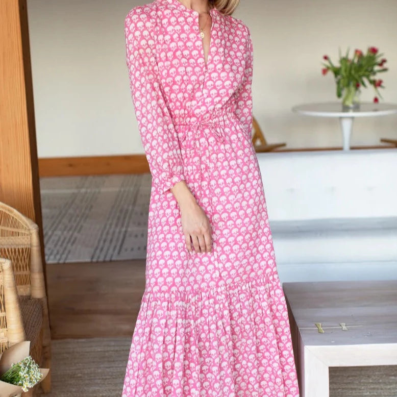 Emerson Fry Frances Dress 3 - Crescent Flower Bon Pink