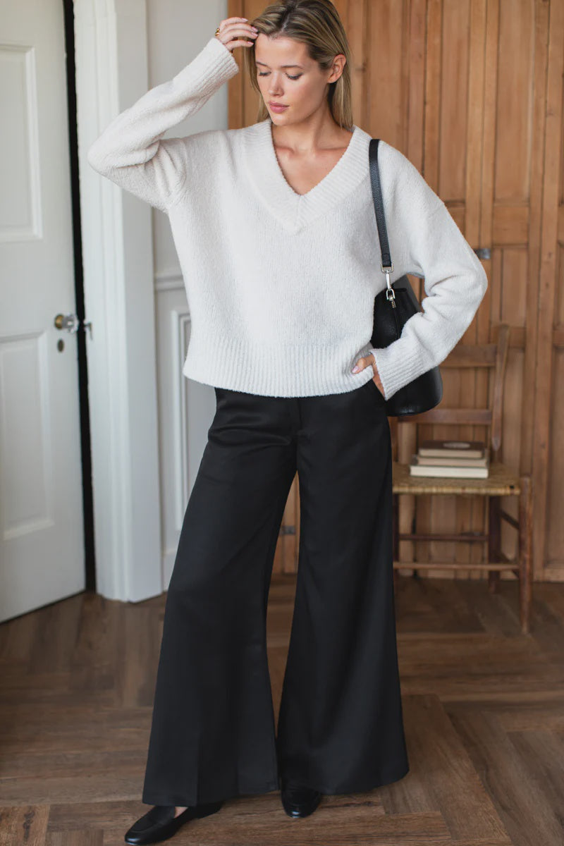 Emerson Fry Tulip Trouser - Black Tencel