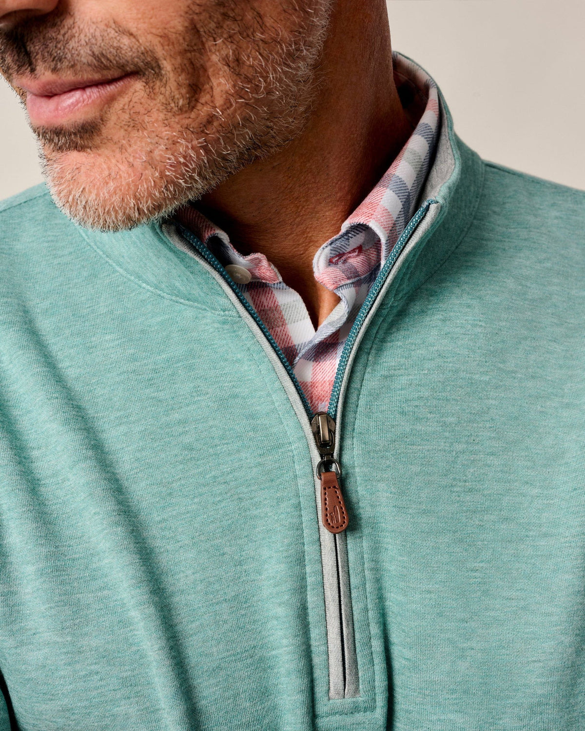 Johnnie-O Sully 1/4 Zip Pullover - Fountain