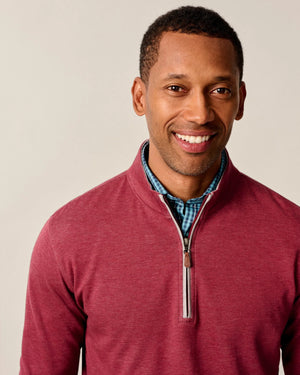 Johnnie-O Sully 1/4 Zip Pullover - Port
