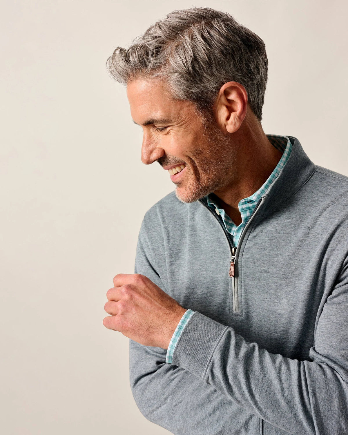 Johnnie-O Sully 1/4 Zip Pullover - Thunder