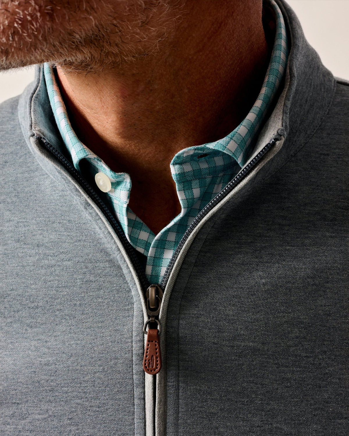 Johnnie-O Sully 1/4 Zip Pullover - Thunder