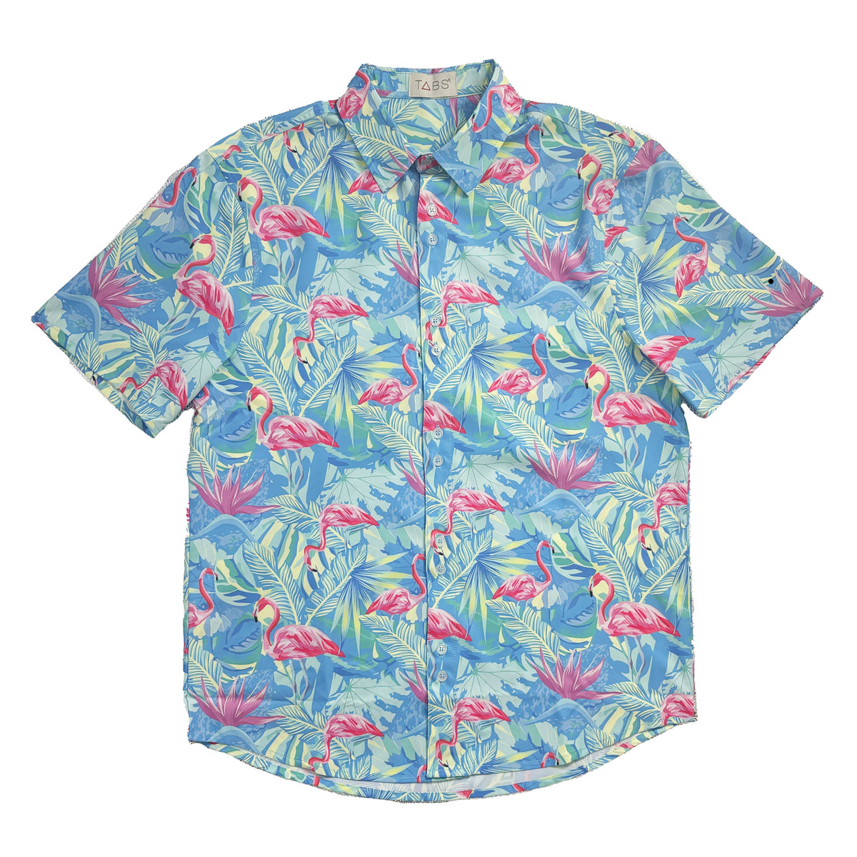 Men's Short Sleeve Performance Shirt - Flamingo