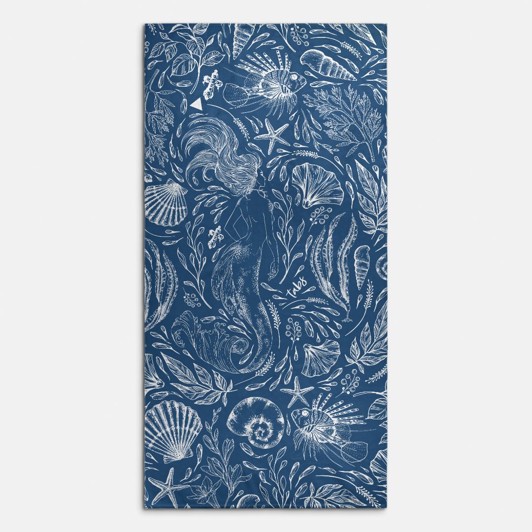 TABS Beach Towel - Song of the Sea Navy