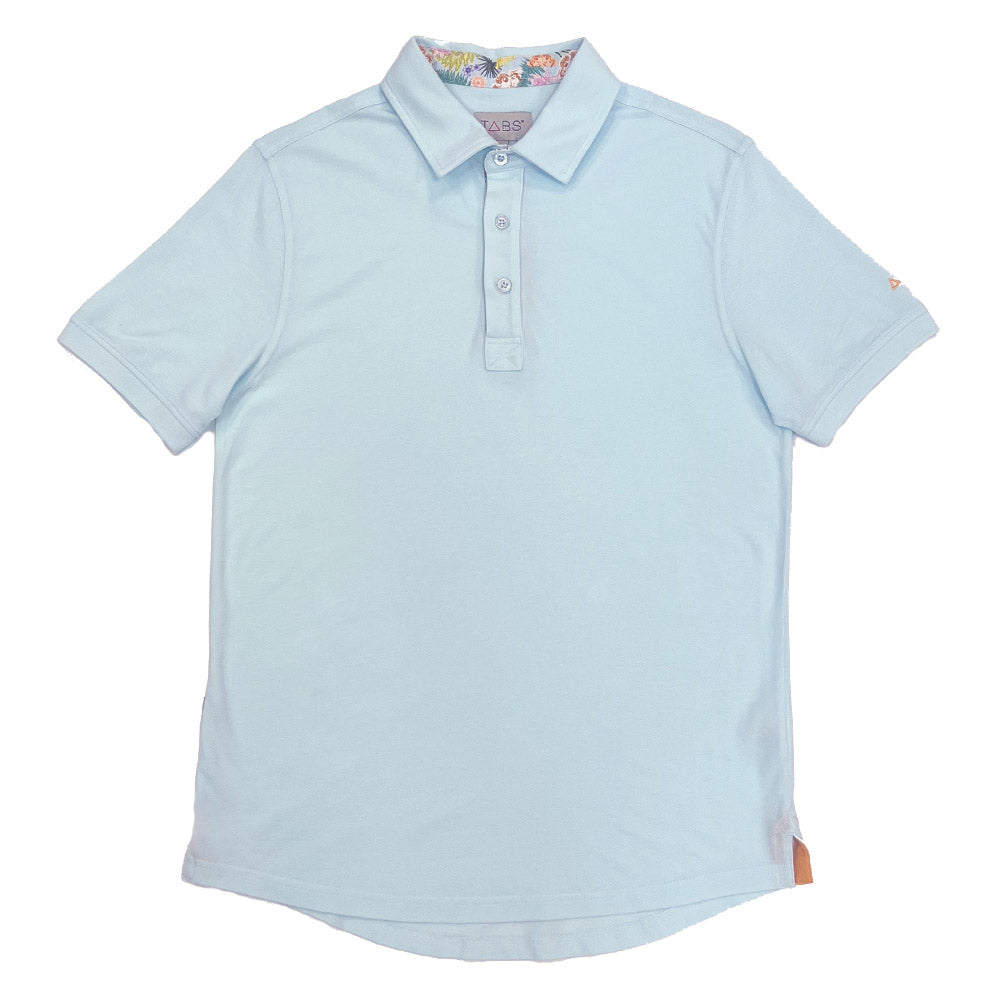 Men's Cotton Polo - Glass Calm