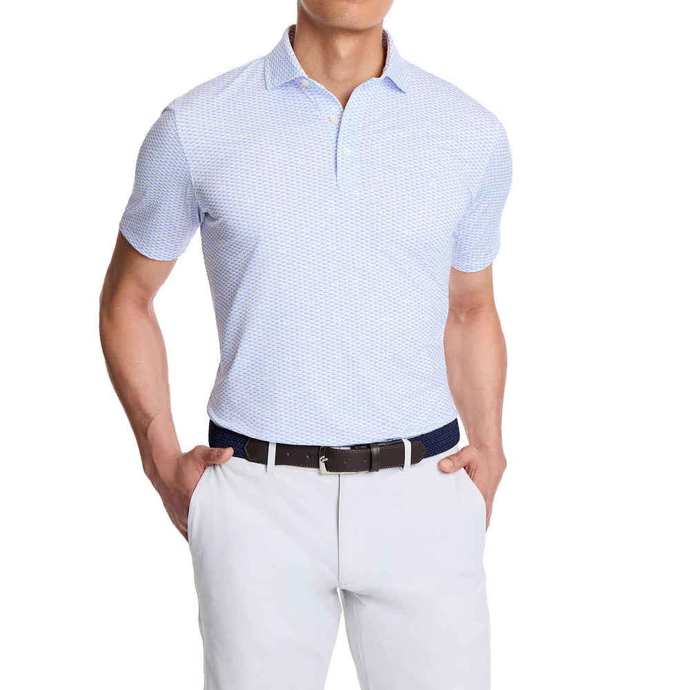 Holderness & Bourne - The Jarvis Shirt: White, Lavender & Abaco